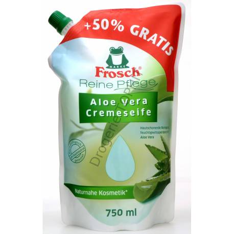 Frosch Reine Pflege Aloe Vera Cremeseife +50% zdarma