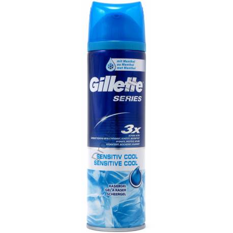 Gillette Series 3x Action Sensitiv Cool Rasiergel