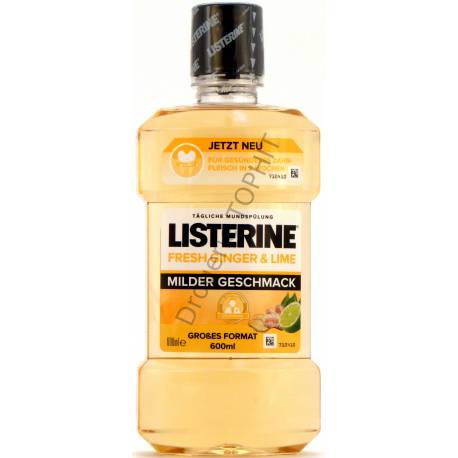 Listerine Fresh Ginger & Lime Mundspülung