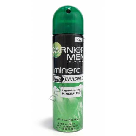Garnier Men Mineral 48h Invisible Deodorant
