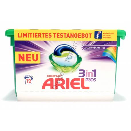 Ariel Compact 3in1 Pods Colorwaschmittel